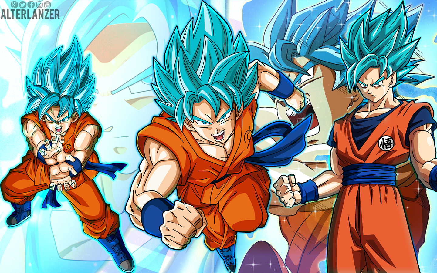 Awesome Goku Super Saiyan Blue Wallpaper images